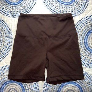 Brown Biker Shorts